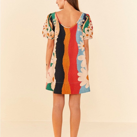 FARM RIO Super Fun Daisy Organic Cotton Mini Dress - Picture 4 of 15